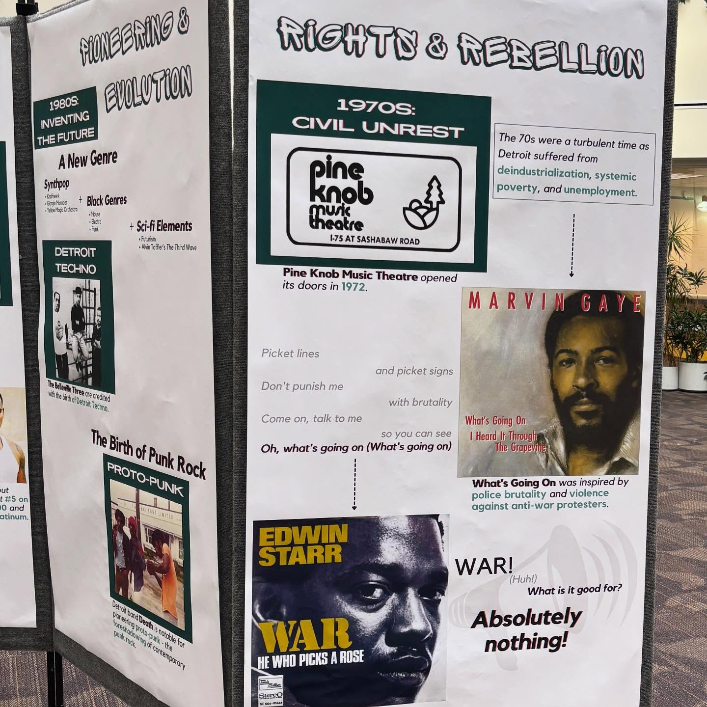 Panels featuring Detroit music