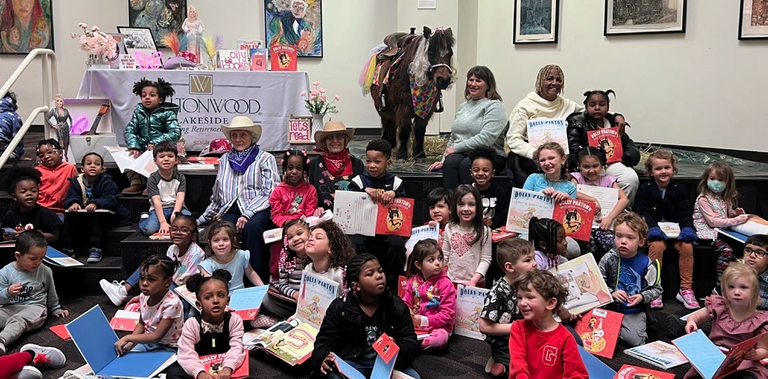 Children at the Dolly event