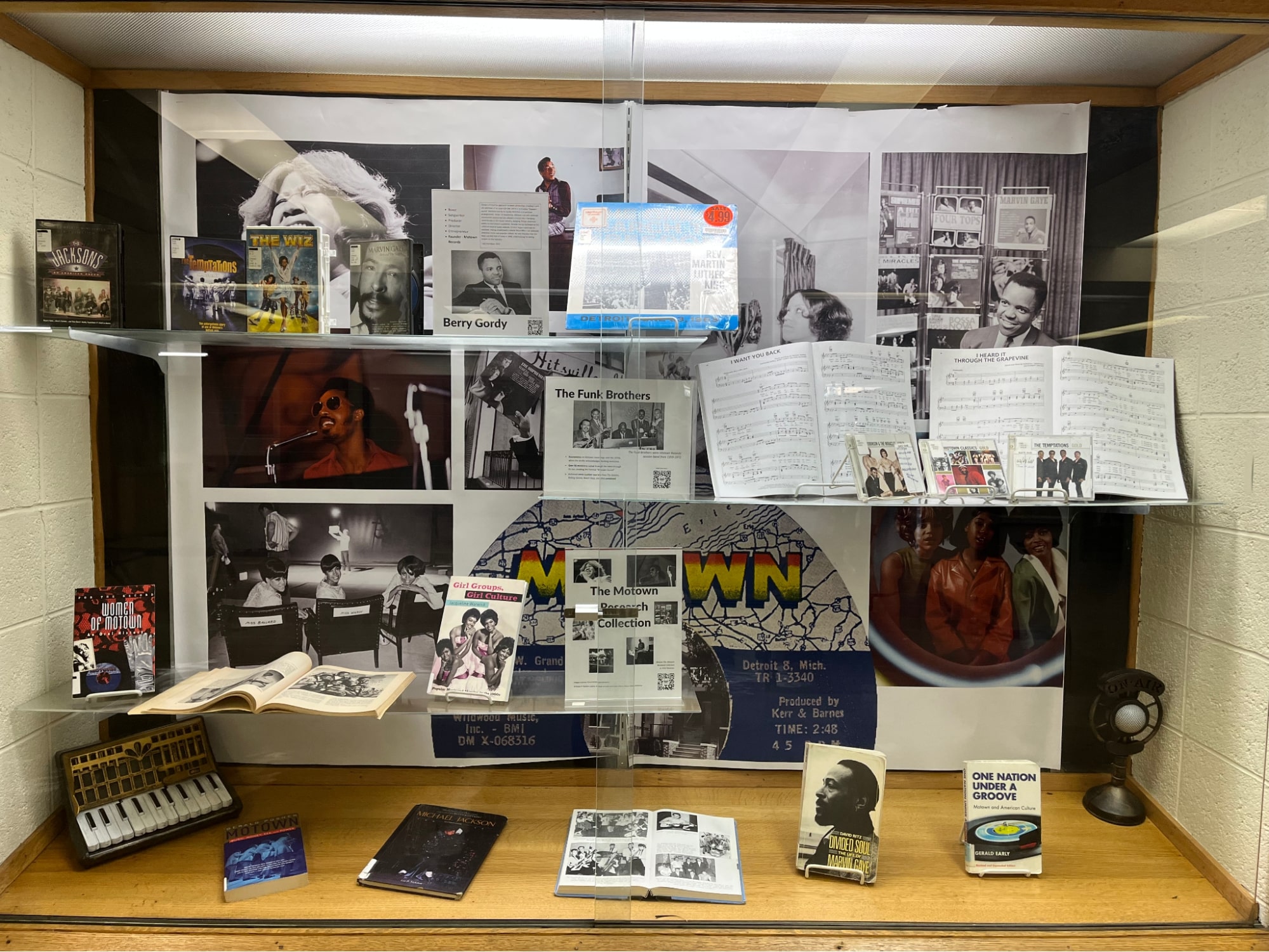 Motown display case